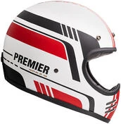 Integral Motorcycle Helmet Vintage Premier MX BL8 BM Matt White