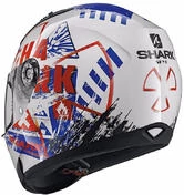 Helmet Moto Integral Shark RIDILL SKYD Blue White Red