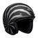 Bell Custom 500 Dlx Vertigo Helmet Black Silver Черный