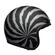 Bell Custom 500 Dlx Vertigo Helmet Black Silver Черный