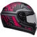 Integral Motorcycle Helmet Bell QUALIFIER REBEL Black Pink Opaque