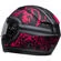 Integral Motorcycle Helmet Bell QUALIFIER REBEL Black Pink Opaque