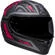 Integral Motorcycle Helmet Bell QUALIFIER REBEL Black Pink Opaque