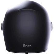 Integral Motorcycle Helmet Custom Stormer GLORY Solid Matt Black