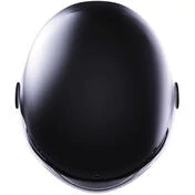Integral Motorcycle Helmet Custom Stormer GLORY Solid Matt Black