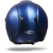 Jet One Motorcycle Helmet With One Gamma Blue Opaque Visor