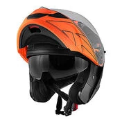 Modular Motorcycle Helmet Kappa KV-31 ARIZONA Bigger Glossy White Black Red