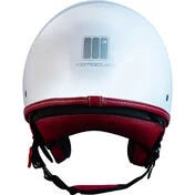 Motorcycle helmet Jet Motocubo Beetle White With Visor