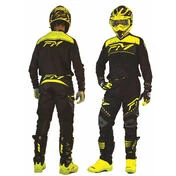 FM Racing X30 POWER Cross Enduro Motorcycle Pants Blue Yellow