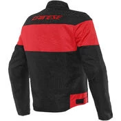 Dainese ELETTRICA AIR Motorcycle Jacket Black Lava Red