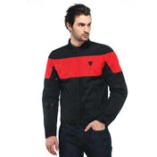 Dainese ELETTRICA AIR Motorcycle Jacket Black Lava Red