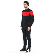 Dainese ELETTRICA AIR Motorcycle Jacket Black Lava Red