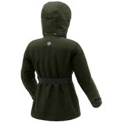 Woman Motorcycle Jacket In Tucano Urbano CORTINA Green Airborne Lamiter Fabric