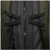 Woman Motorcycle Jacket In Tucano Urbano CORTINA Green Airborne Lamiter Fabric