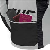 Motorcycle Fabric Jacket T-ur J-THREE ARM LINK Sleeveless Light Gray