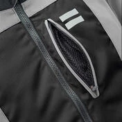 Motorcycle Fabric Jacket T-ur J-THREE ARM LINK Sleeveless Light Gray