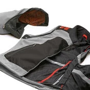 Motorcycle Fabric Jacket T-ur J-THREE ARM LINK Sleeveless Light Gray