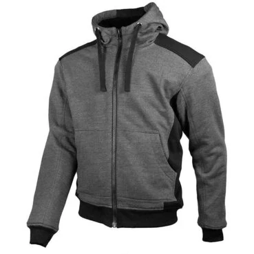 Casual Motorcycle Sweatshirt Gms GRIZZLY Anthracite Black