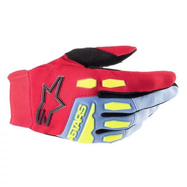 Alpinestars Full Bore мотоперчатки 2024 Blue Berry Red Красный