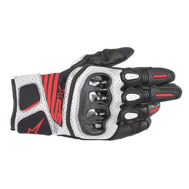 Alpinestars Sp X Air Carbon V2 мотоперчатки White Red Красный