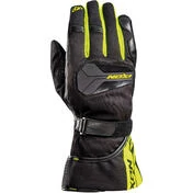 Motorcycle мотоперчатки in Ixon Waterproof Fabric and Leather PRO ATOM Black Yellow Fluo