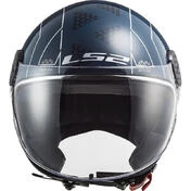 Jet Moto Ls2 OF558 Sphere Lux LINUS Cobalt Helmet