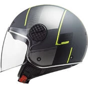 Jet Moto Helmet Ls2 OF558 SPHERE LUX Firm Matt Black Titanium