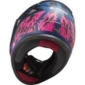 Full Face Motorcycle Helmet Ls2 FF353 RAPID Xtreet Matt Blue Purple