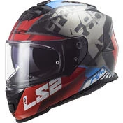 Full Face Motorcycle Мотошлем Ls2 FF800 STORM Sprinter Black Red Titanium