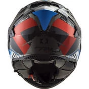 Full Face Motorcycle Helmet Ls2 FF800 STORM Sprinter Black Red Titanium