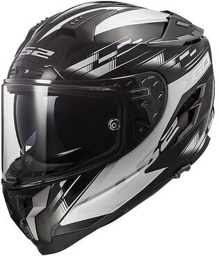 Motorcycle Мотошлем HPFC LS2 FF327 CHALLENGER GP Black White