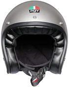 Motorcycle Helmet Jet Agv Legend X70 Mono Light Gray Opaque