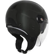 Demi-Jet Motorcycle Helmet Double Visor Origin ALPHA Matt Black