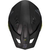 Jet Shot Motorcycle Helmet JUMP Black Neon Yellow Matt