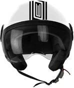 Motorcycle Helmet Jet Source Neon Street White