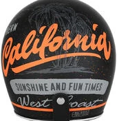 Motorcycle Helmet Jet Vintage Origin First West Coast