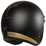 Jet Custom Motorcycle Helmet Origin PRIMO Limited Edition TEN Black + Bubble Smoke Visor