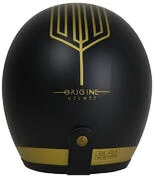 Jet Custom Motorcycle Helmet Origin PRIMO Limited Edition TEN Black + Bubble Smoke Visor