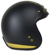 Jet Custom Motorcycle Helmet Origin PRIMO Limited Edition TEN Black + Bubble Smoke Visor