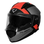 Integral Motorcycle Helmet Vemar ZEPHIR Z029 Mars White Silver Red