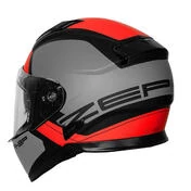 Integral Motorcycle Helmet Vemar ZEPHIR Z029 Mars White Silver Red