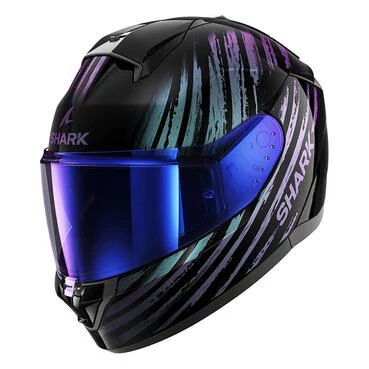 Shark Ridill 2 Assya Мотошлем Black Glitter Черный