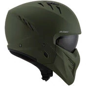 Moto Jet Helmet Suomy ARMOR PLAIN Matt Military Green