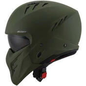 Moto Jet Helmet Suomy ARMOR PLAIN Matt Military Green