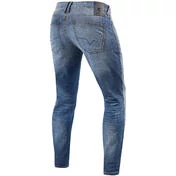 Rev'it PISTON 2 SK Motorcycle Jeans Medium Washed Blue L34