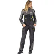 Motorcycle Pants Woman 4 Seasons Touring Adventur Ixon BALDER LADY PT Black Gray Yellow Bright