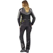 Motorcycle Pants Woman 4 Seasons Touring Adventur Ixon BALDER LADY PT Black Gray Yellow Bright
