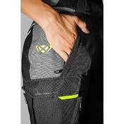 Motorcycle Pants Woman 4 Seasons Touring Adventur Ixon BALDER LADY PT Black Gray Yellow Bright