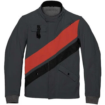 Motorcycle мотокуртка in Dainese KAYES TEX Ebony Red Fabric