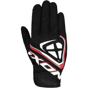 Ixon HURRICANE Summer Motorcycle мотоперчатки Black White Red